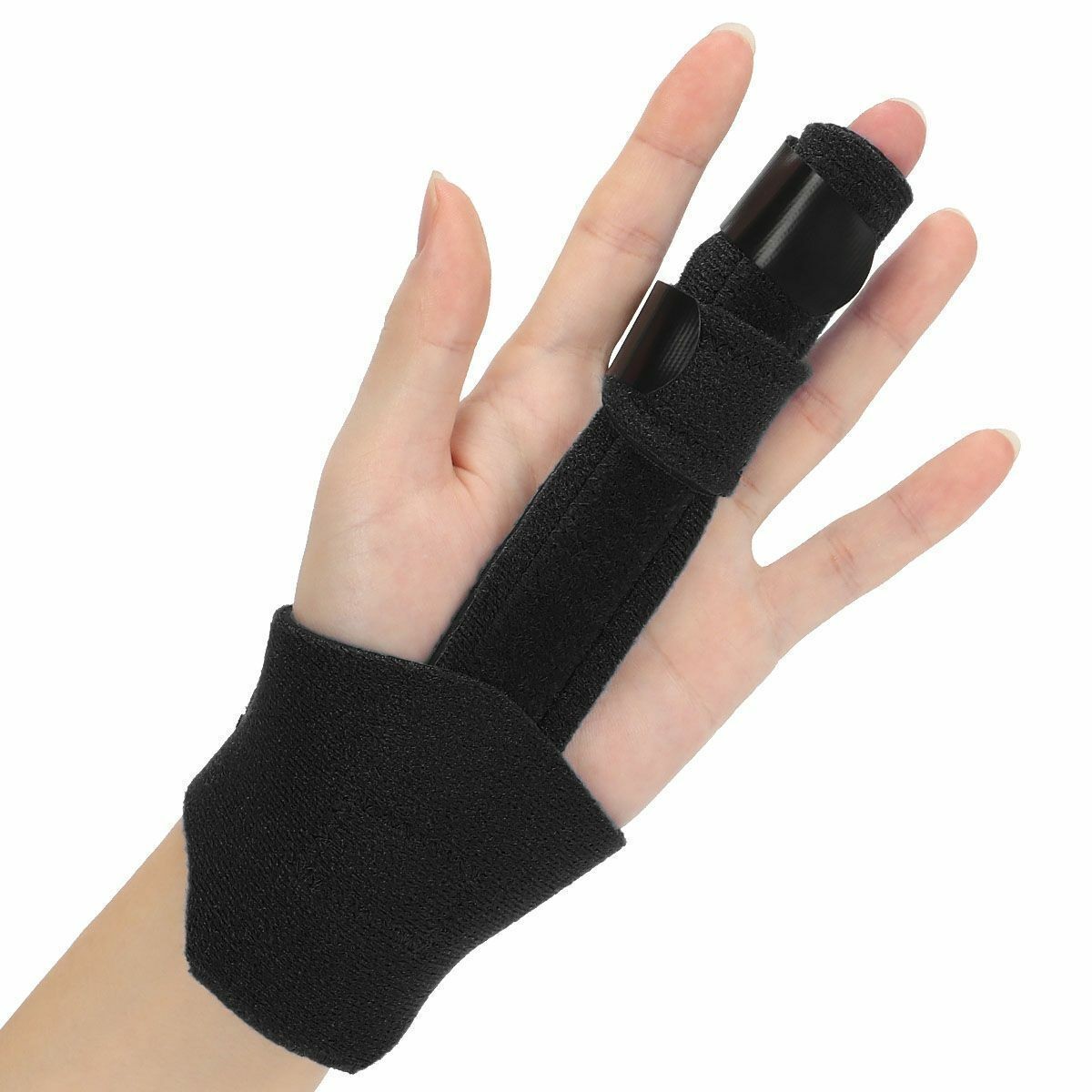 Finger Splint Brace Support Trigger Straightener Corrector Protector Pain Relief