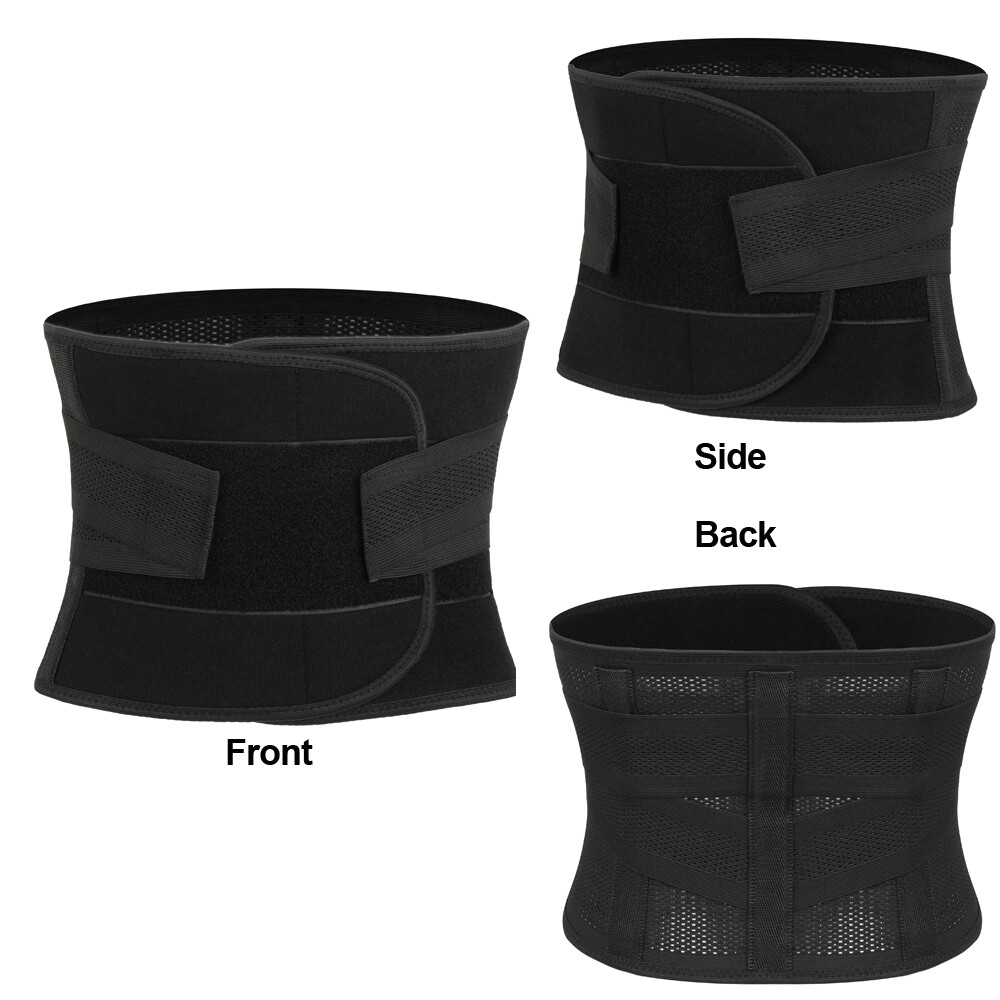 Lower Back Support Brace Lumbar Waist Belt Back Pain Relief Sciatica Men Women