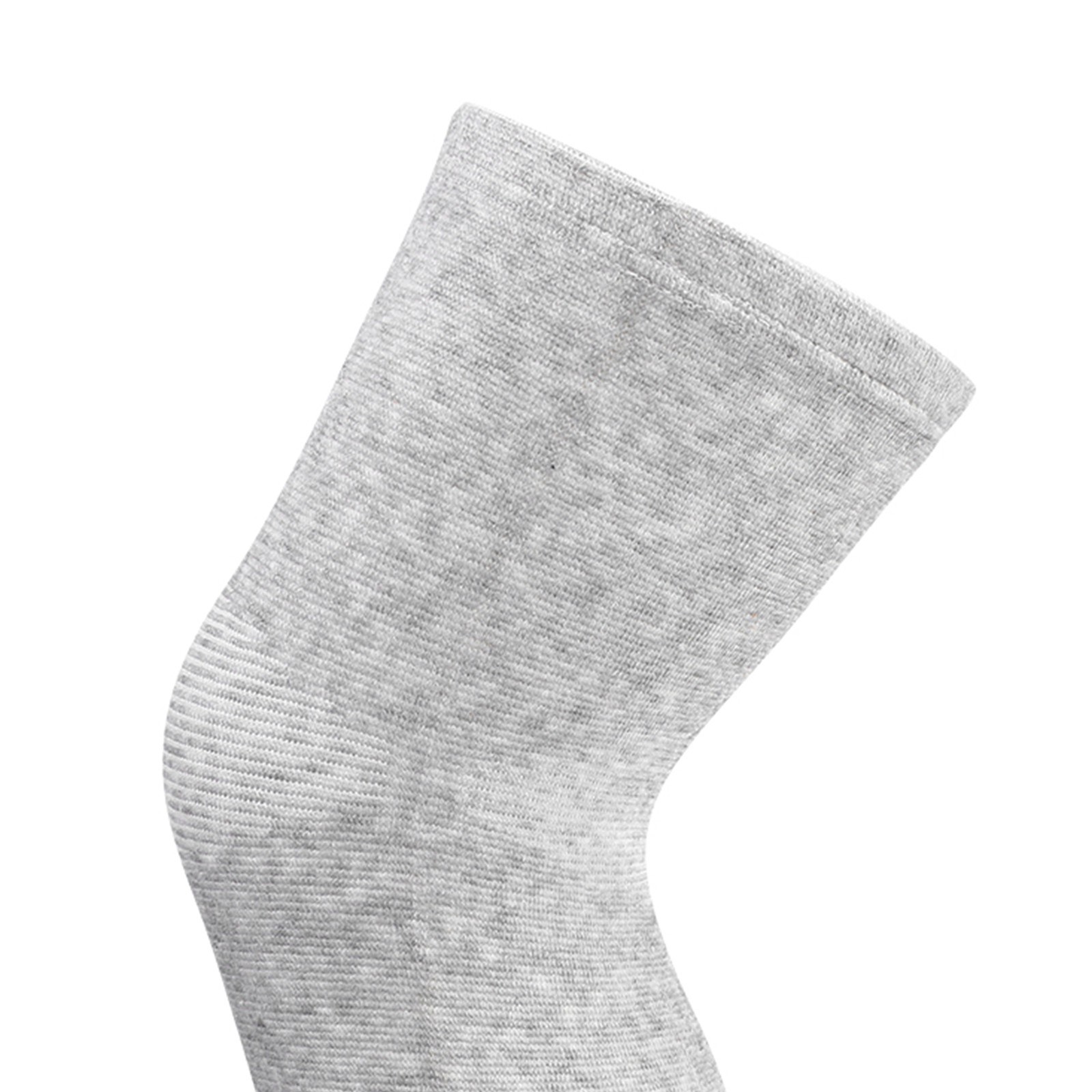 1 Pair Elastic Bamboo Knee Protector Carbon Fiber Sleeve (Gray L)