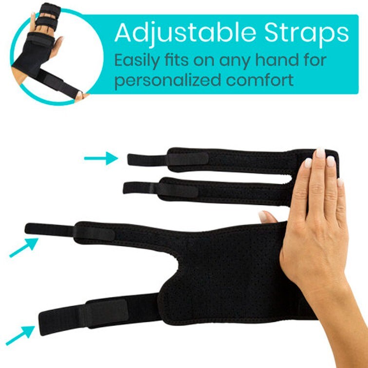 Dual Trigger Finger Splint Immobilizer for Finger Pain, Stiffness, Locking joint