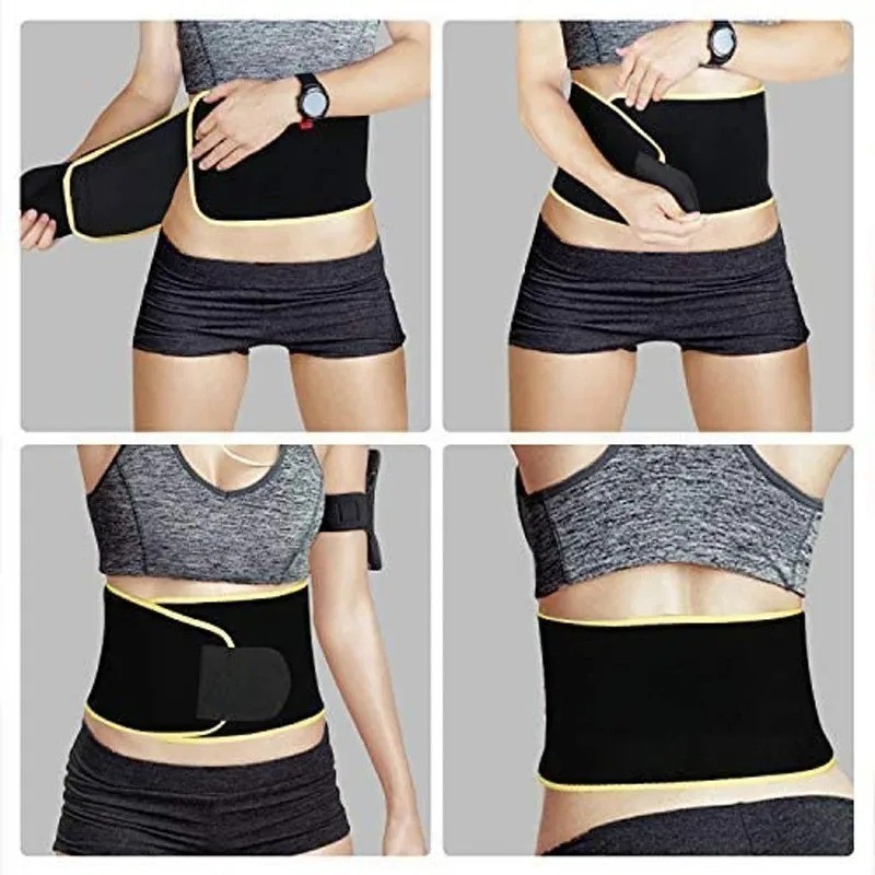 Adjustable Waist Trimmer Belt for Men Women Sports Running Workout Sweat Sauna