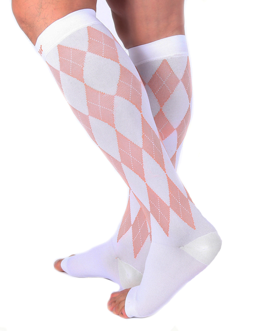 Doc Miller Socks Open Toe Compression Stockings 20-30MMHG Relieve Varicose Pain