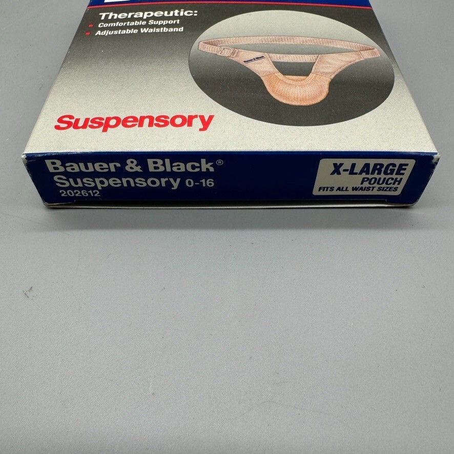 Bauer & Black Vintage Therapeutic Suspensory Pouch Scrotal Support XL 202612