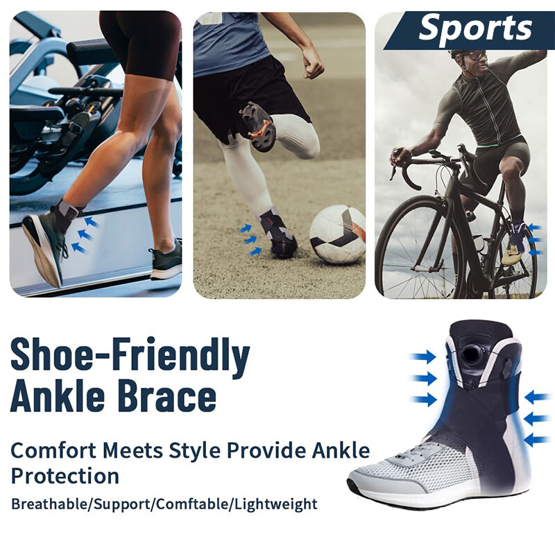 Ankle Support Brace for Men Women Adjustable Plantar Fasciitis Sports Fitness US