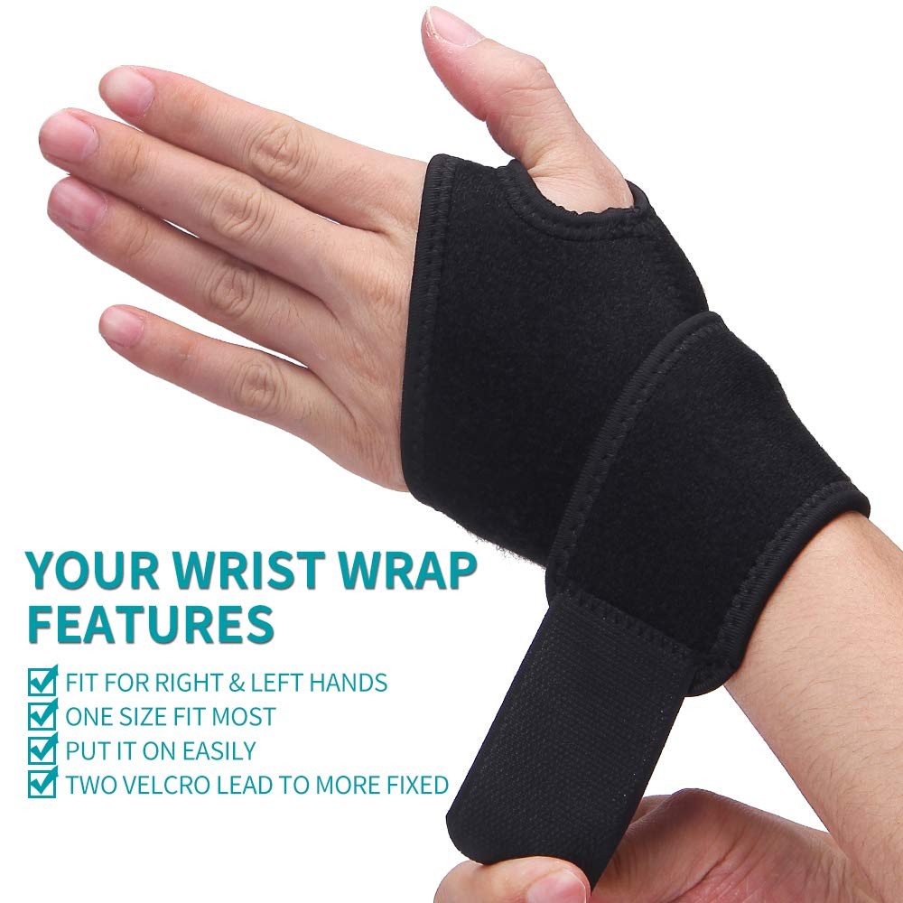 Wrist Hand Brace Support Carpal Tunnel Sprain Arthritis Gym Splint Left / Right