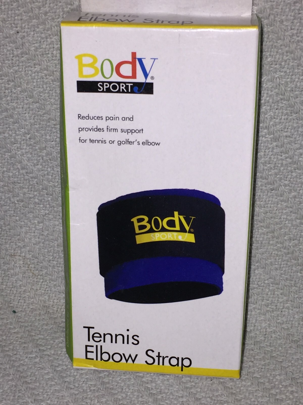 3in x 12in Body Sport Tennis Elbow Strap Last Up To 10,000 Closures BDS200