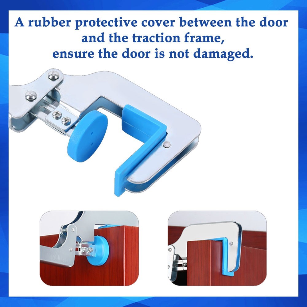 Cervical Neck Traction Stretcher Over Door Head Brace for Pain Relief at Home