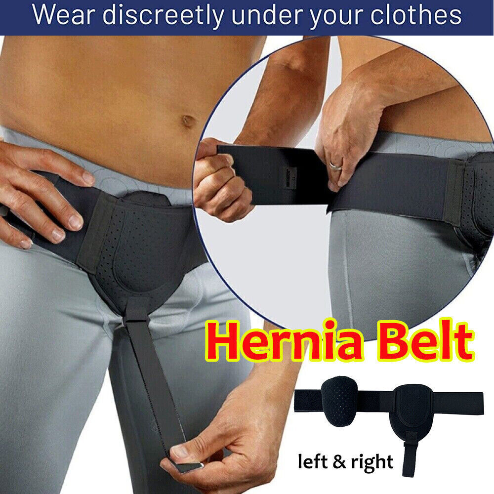 Men Hernia Support Guard Brace Belt Post Surgery Truss Inguinal Groin Hernias US