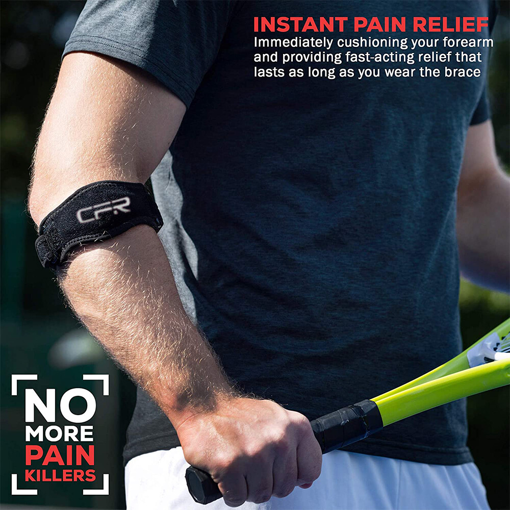 Tennis Elbow Brace Support Arthritis Tendonitis Golfer Arm Joint Pain Pad Strap