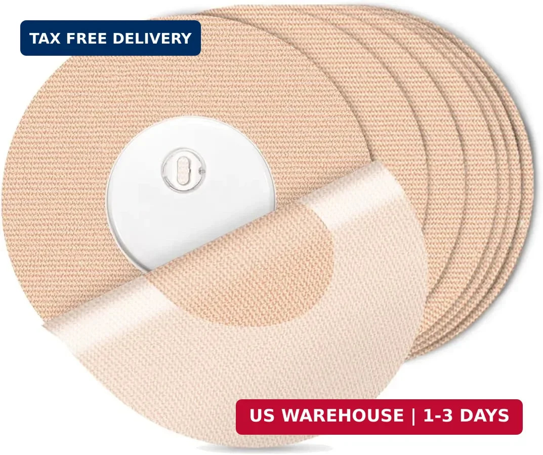 25Pack Freestyle Bandage for Libre 3 Sensor Covers Waterproof 14 Days Overpatch