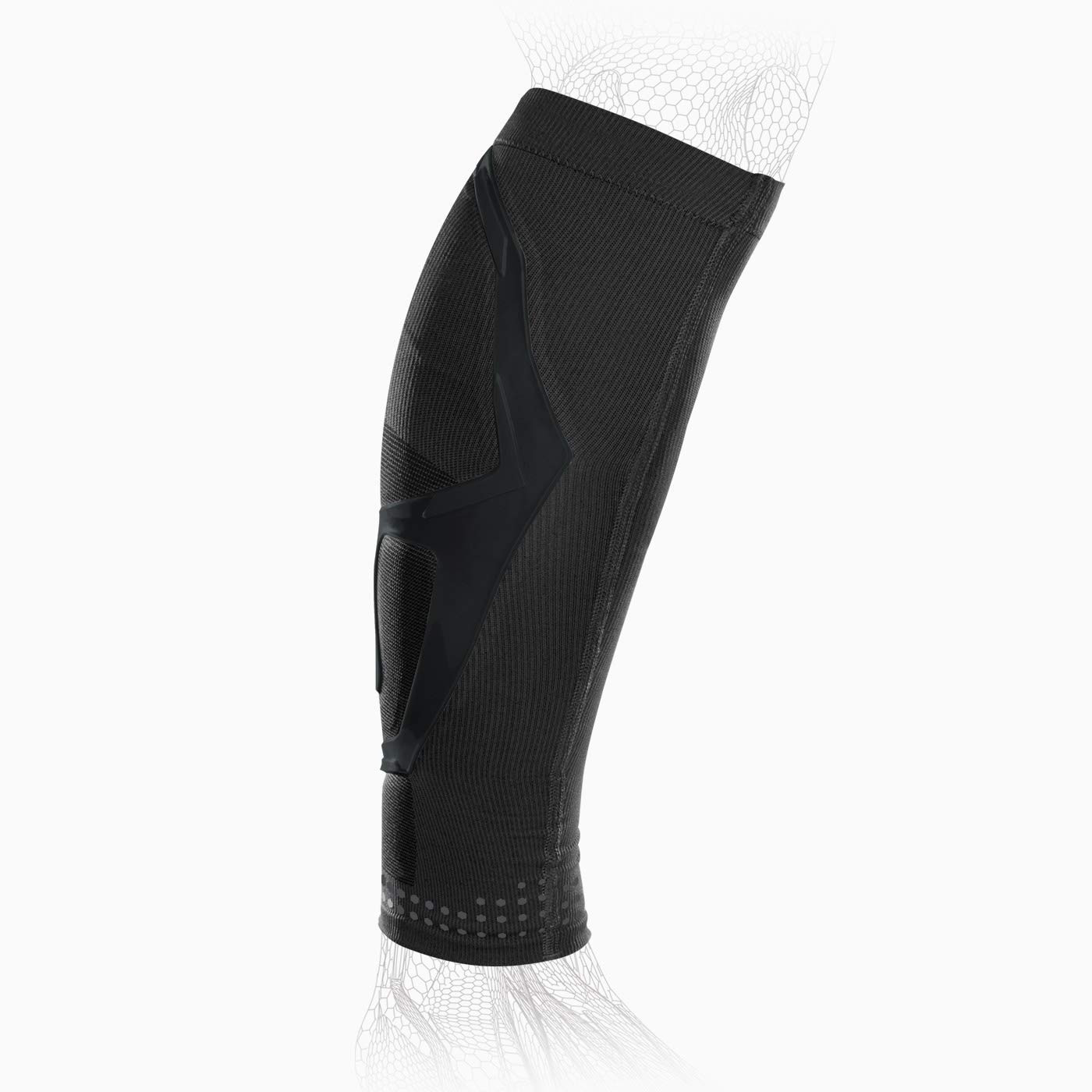 Performance Trizone Calf Sleeve for Muscle Strains, Shin Splints, Inflammation f