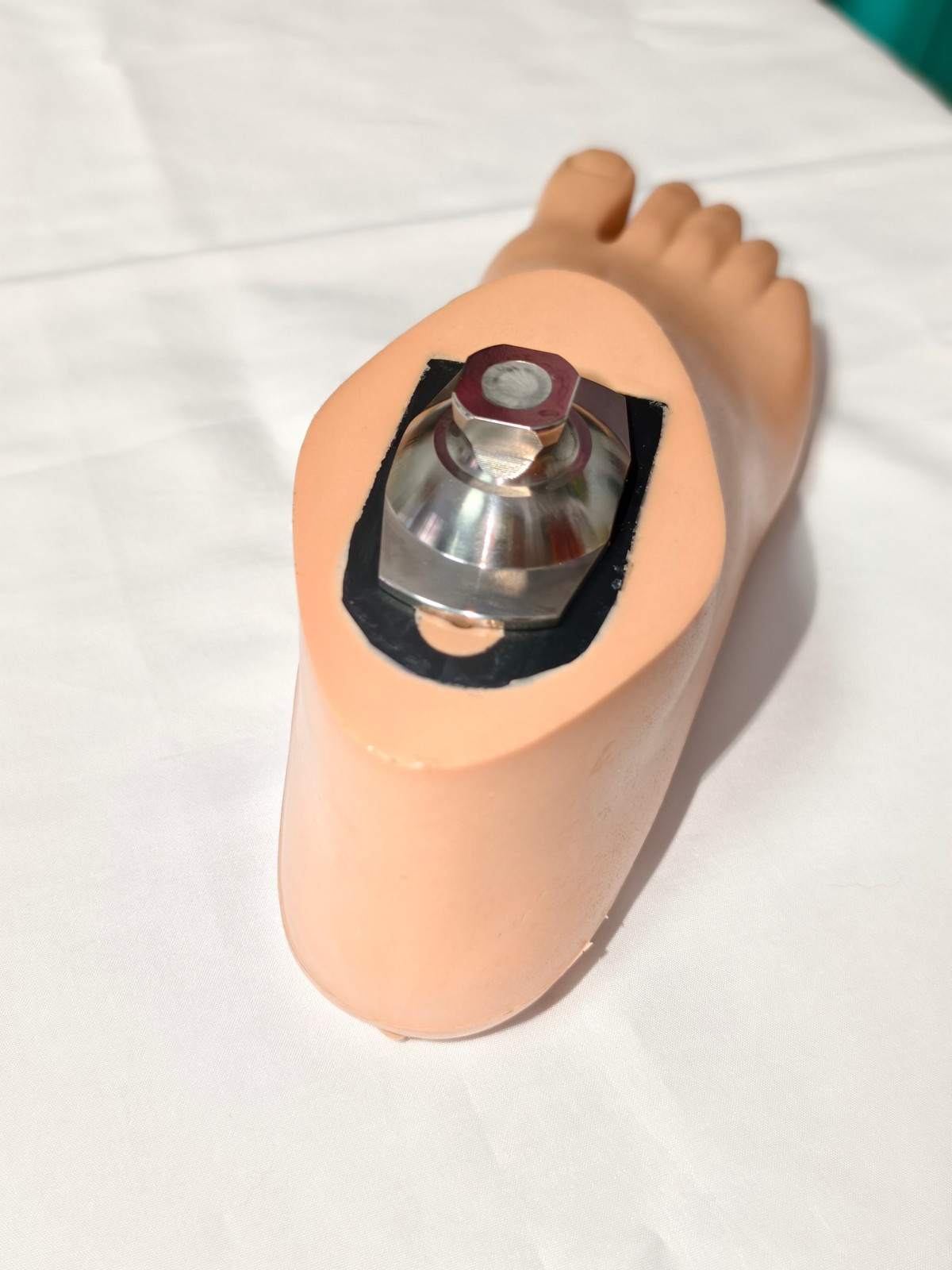 Waterproof SACH Prosthetic Foot w/ Carbon Fiber Keel 22-28cm L/R