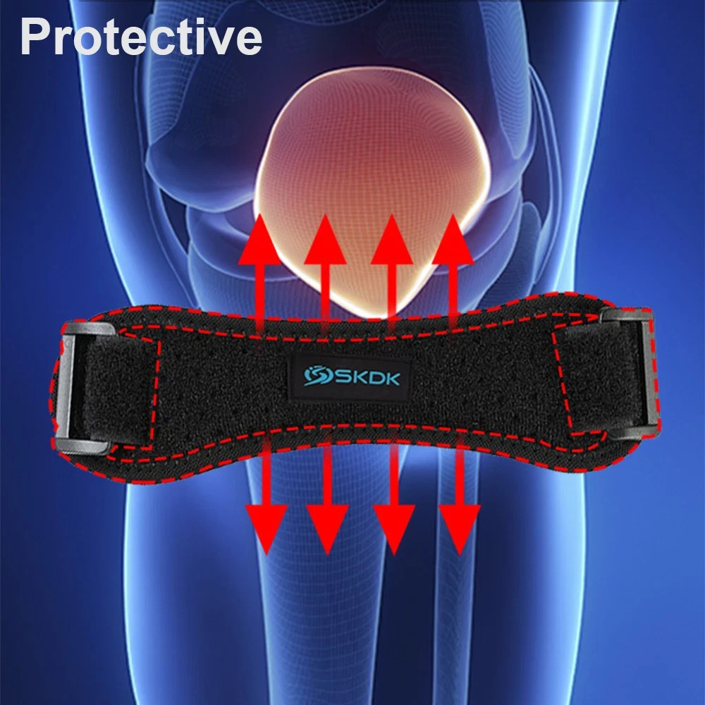Knee Brace Support Patella Stabilizer Strap Arthritis Running Tendon Pain Relief