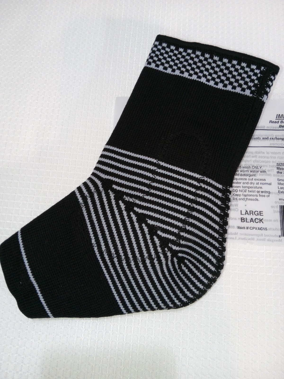 Cho-Pat Dynamic VE Ankle Compression Sleeve. Size Large 10.75-11.75