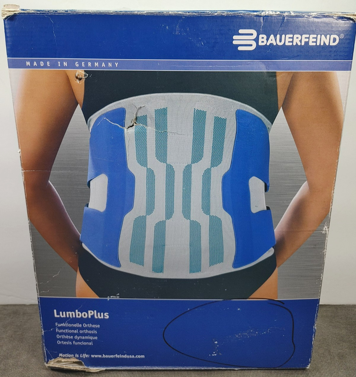 Bauerfeind LumboPlus Lumbo Plus Size 5 w/ Box USED Made in Germany