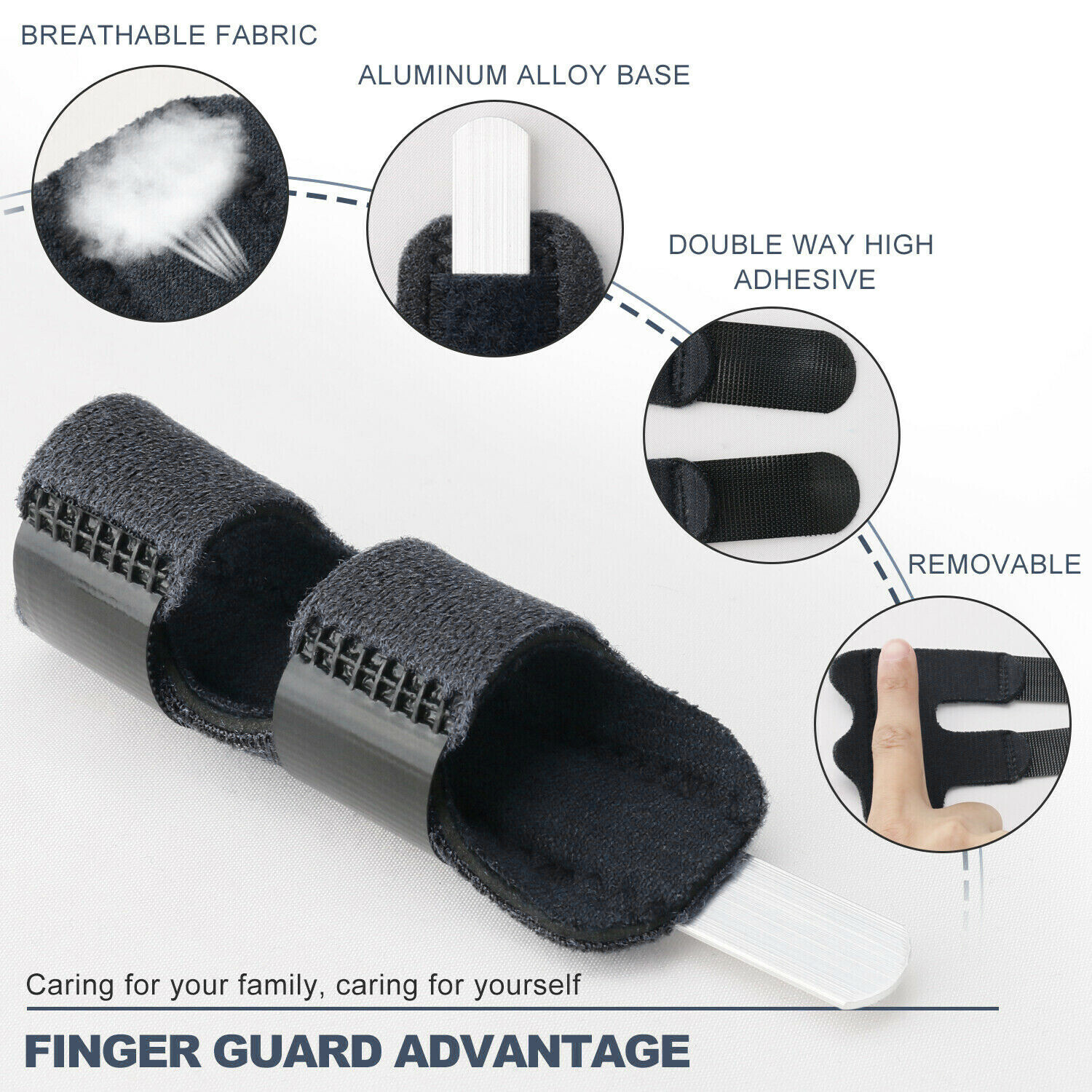 Adjustable Trigger Finger Splint Support Brace Fracture Recovery Fix Relief Pain