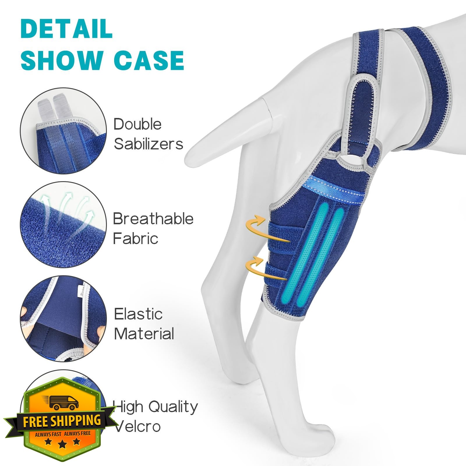 GoGoPaw Dog Knee Brace Left Leg XL
