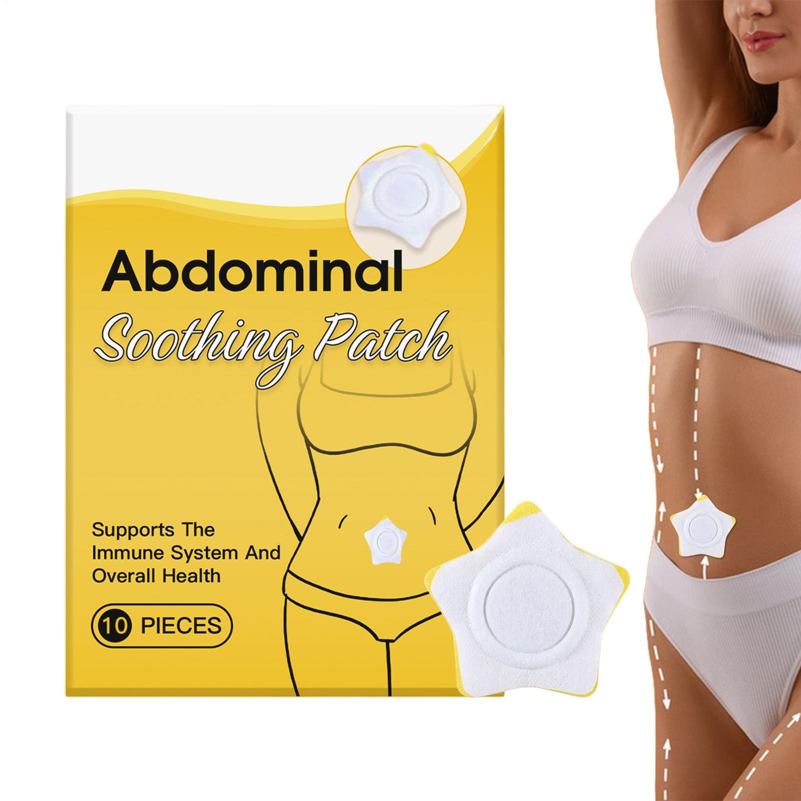 Abdominal Hernia Care Patch 10PCS Abdominal Hernia Care Patch Portable Safe