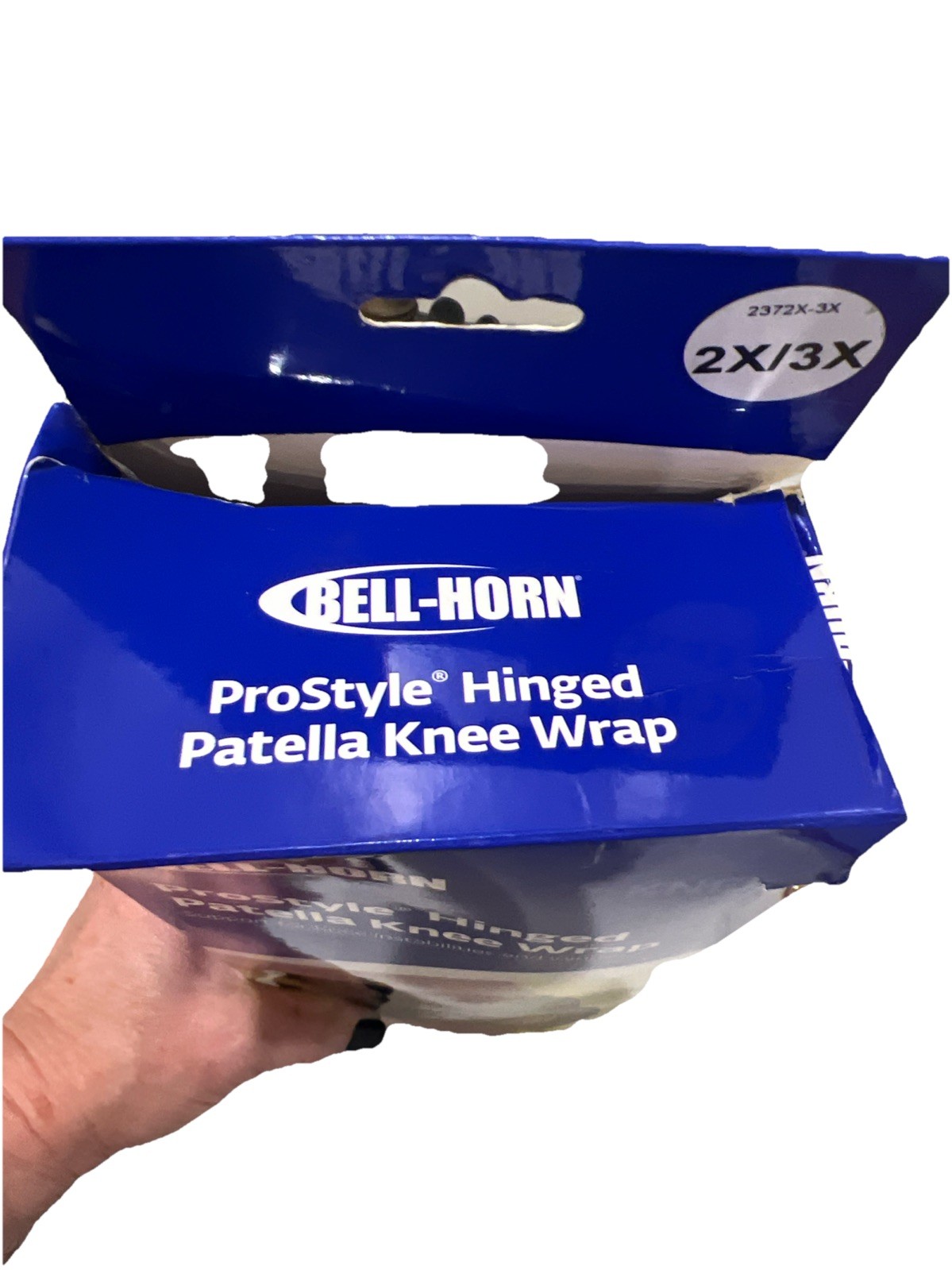 Bell Horn One Size Universal ProStyle Hinged Knee Supper Wrap Open Patella New