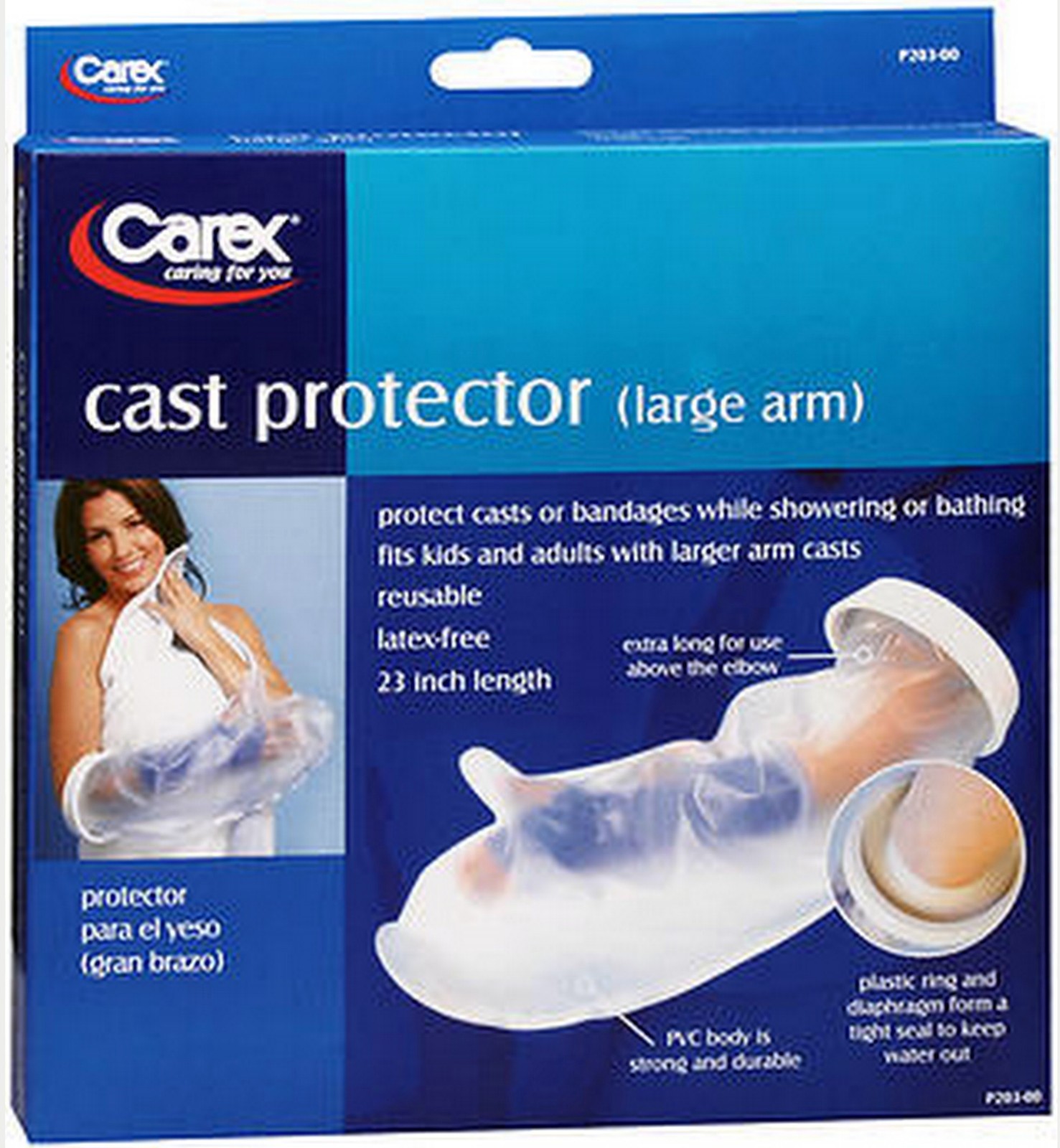 Cast Cover LARGE ARM 23 in WATER RESISTANT CAREX P203-00