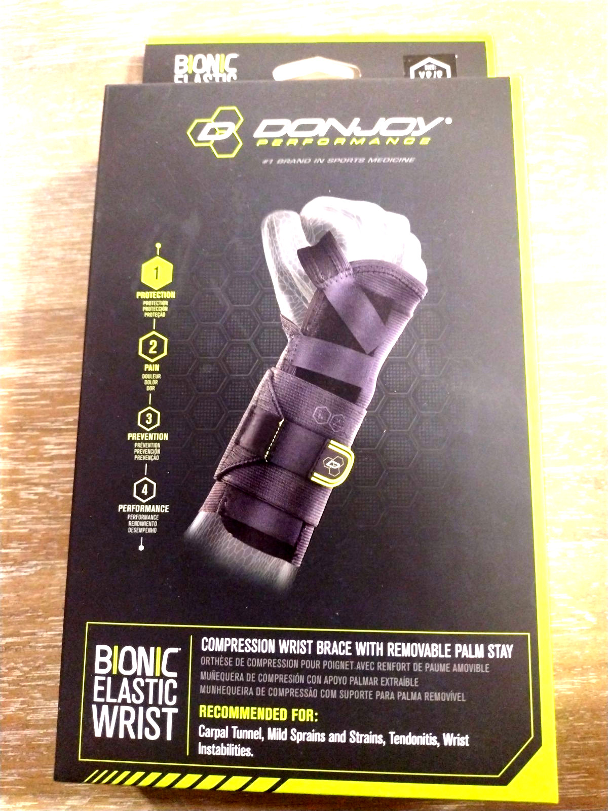 DonJoy Bionic Elastic Wrist Brace XS/S-Left