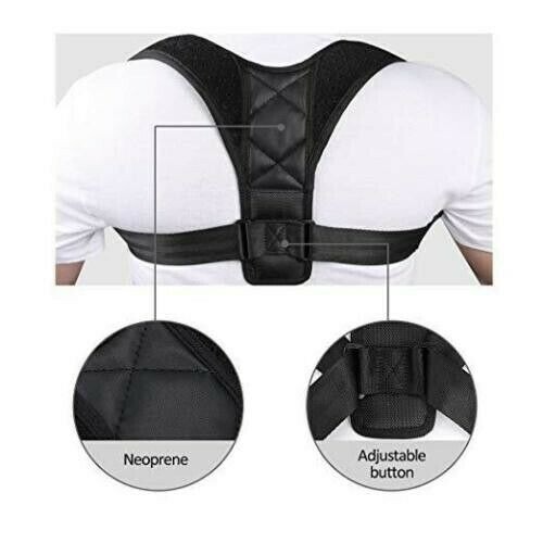 Adjustable Posture Corrector Back Brace Straightener Belt For Men Women