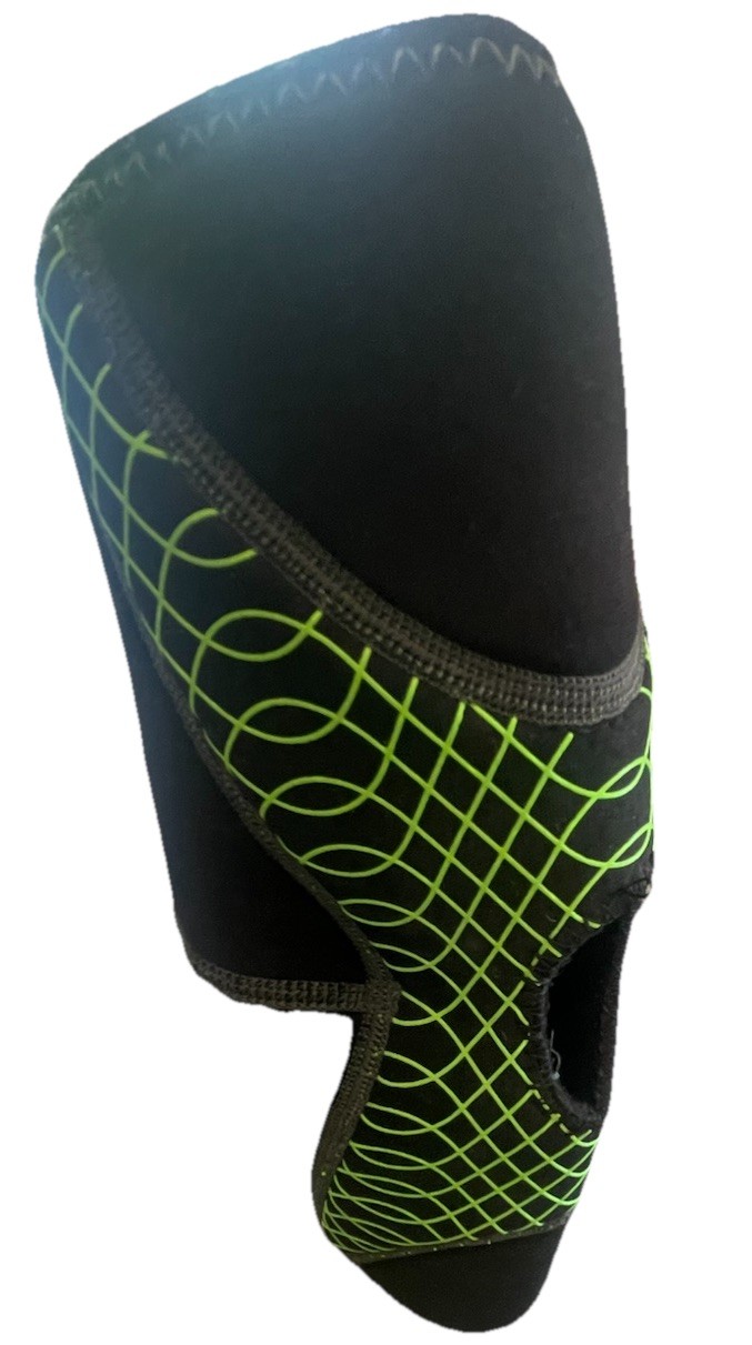 P-TEX Pro Open Patella Knee Sleeve Small Black Kinetic Panels Compression Medium