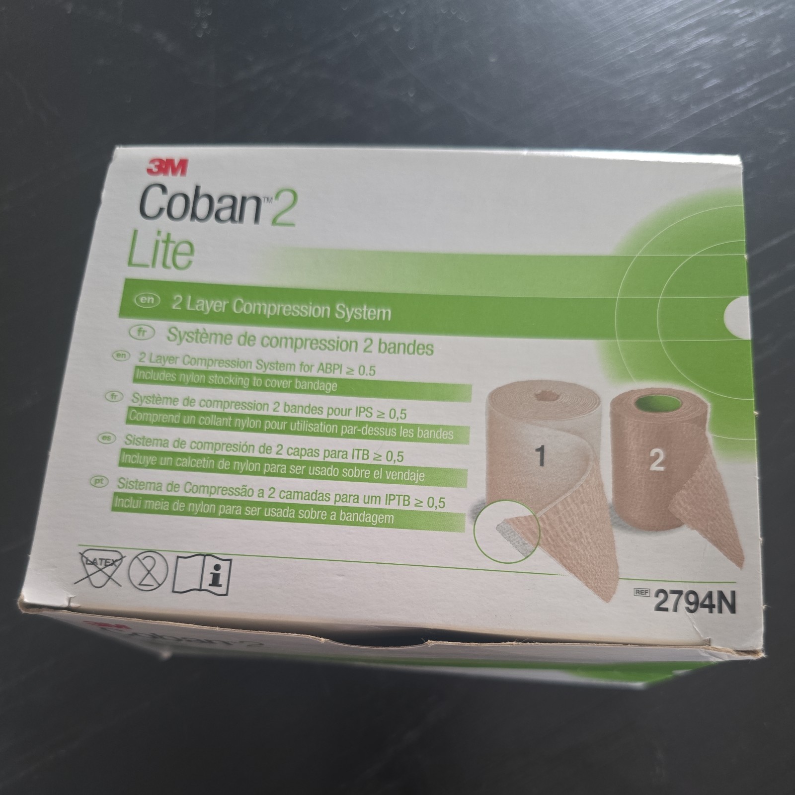 COBAN2 Lite 2-Layer Compression System #2794N 4″ x 2.9yd Each