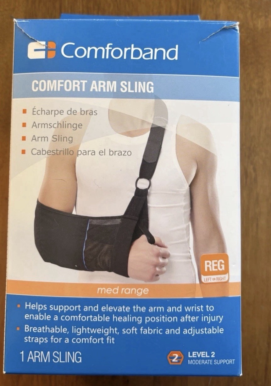 COMFORTBAND COMFORT ARM SLING Left or Right Regular LEVEL 2 SUPPORT NEW No Box