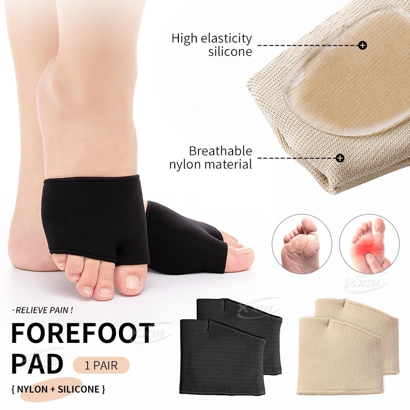 Forefoot Protector CoverSilicone Gel Forefoot Pads Shoe Insole Foot Pain R