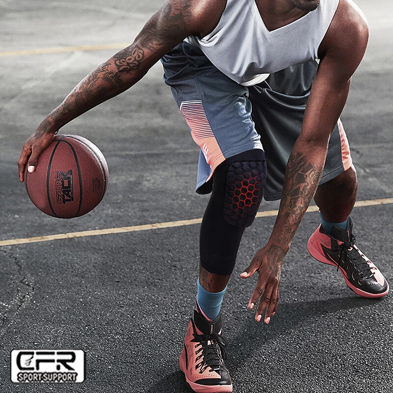 Compression Long Sleeve Support Leg Knee Pad Brace Guard Men Women Sport Pain