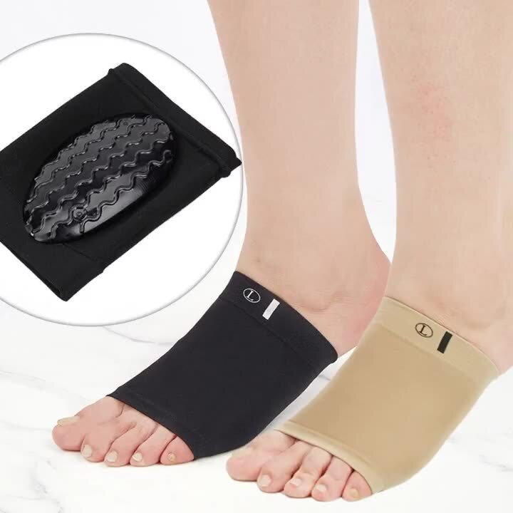 2*Arch Support Gel Pad Compression Support Sleeves Foot Relief Plantar Fasciitis