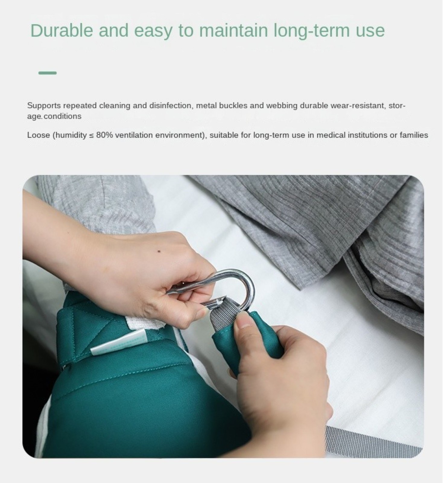 Anti-extubation Restraint Gloves Double Restraint Of Hands And Legs Breathable
