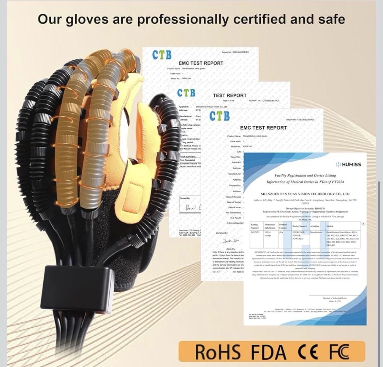 MZU Upgraded version of rehabilitation robot gloves,finger and hand exercise …