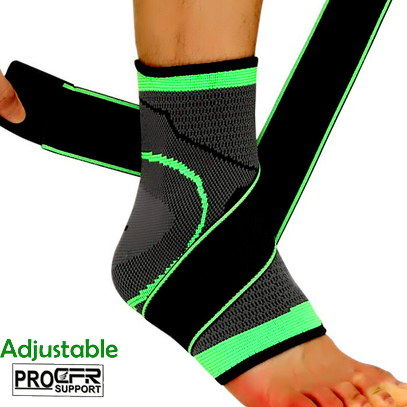 Ankle Brace Support Compression Sleeve Tendon Plantar Fasciitis Pain Relief Belt