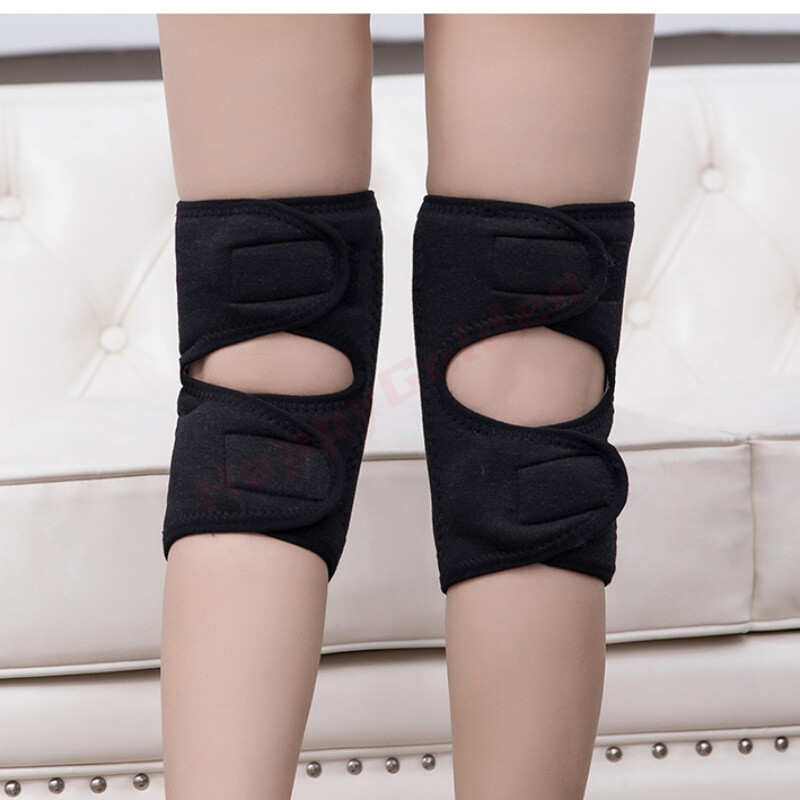Warm Knee Pads Thick Double Layer Imitation Cashmere Knee Pads for Elderly Women