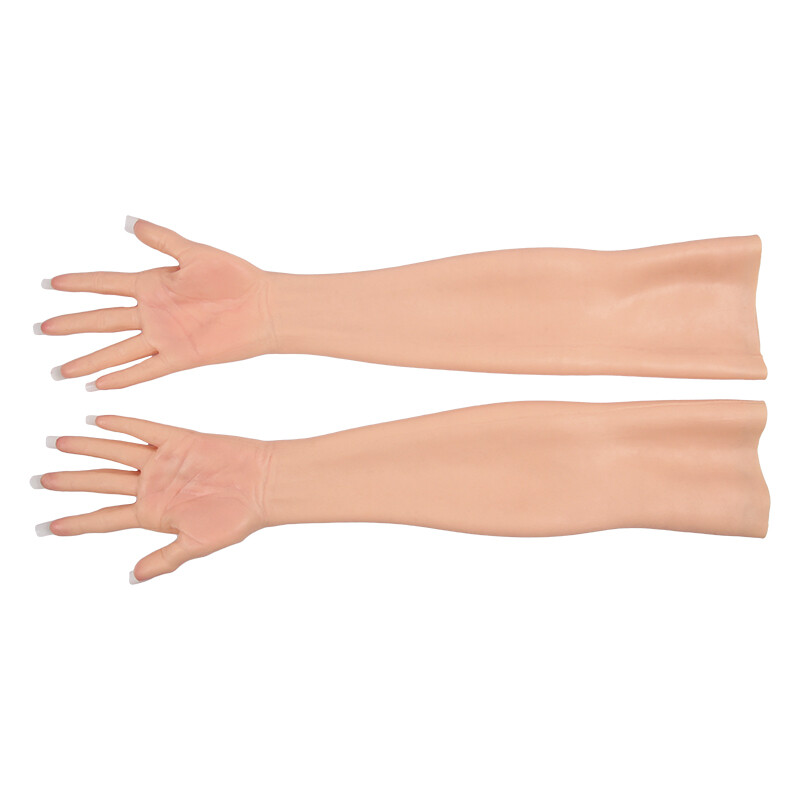 KnowU Silicone Hand Sleeve Highly Simulated Skin Cover Scars Jewelry Display