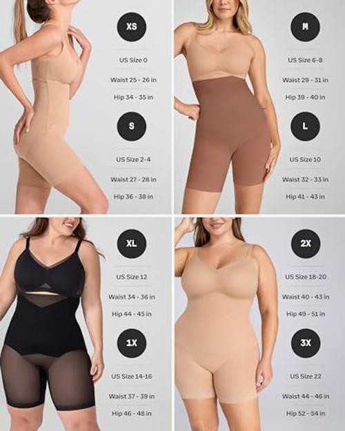 SuperPower Short – High Compression Shapewear for Women Large Runway