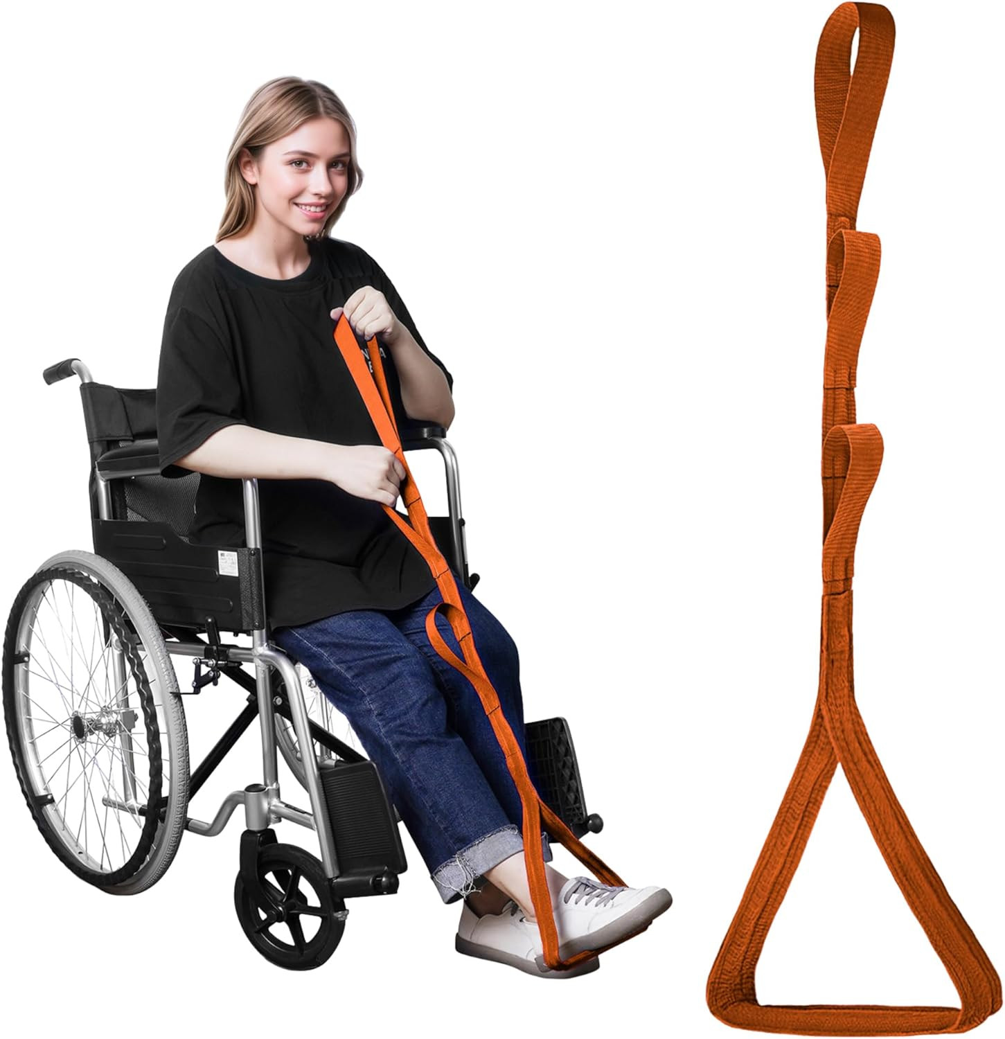 42 Inch Long Leg Lifter,Leg Lifter after Hip Replacement All over with Aluminum