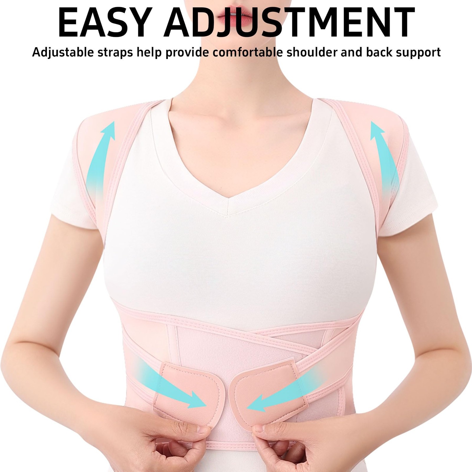 Posture Corrector for Women and Men Full Back Brace Support Adjustable Comfor…