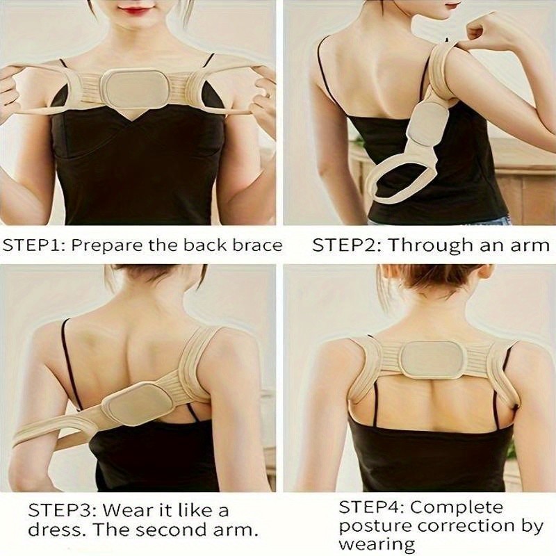 Precision-Made Flexible Adjustable Back Posture Corrector Belt for Men and Women