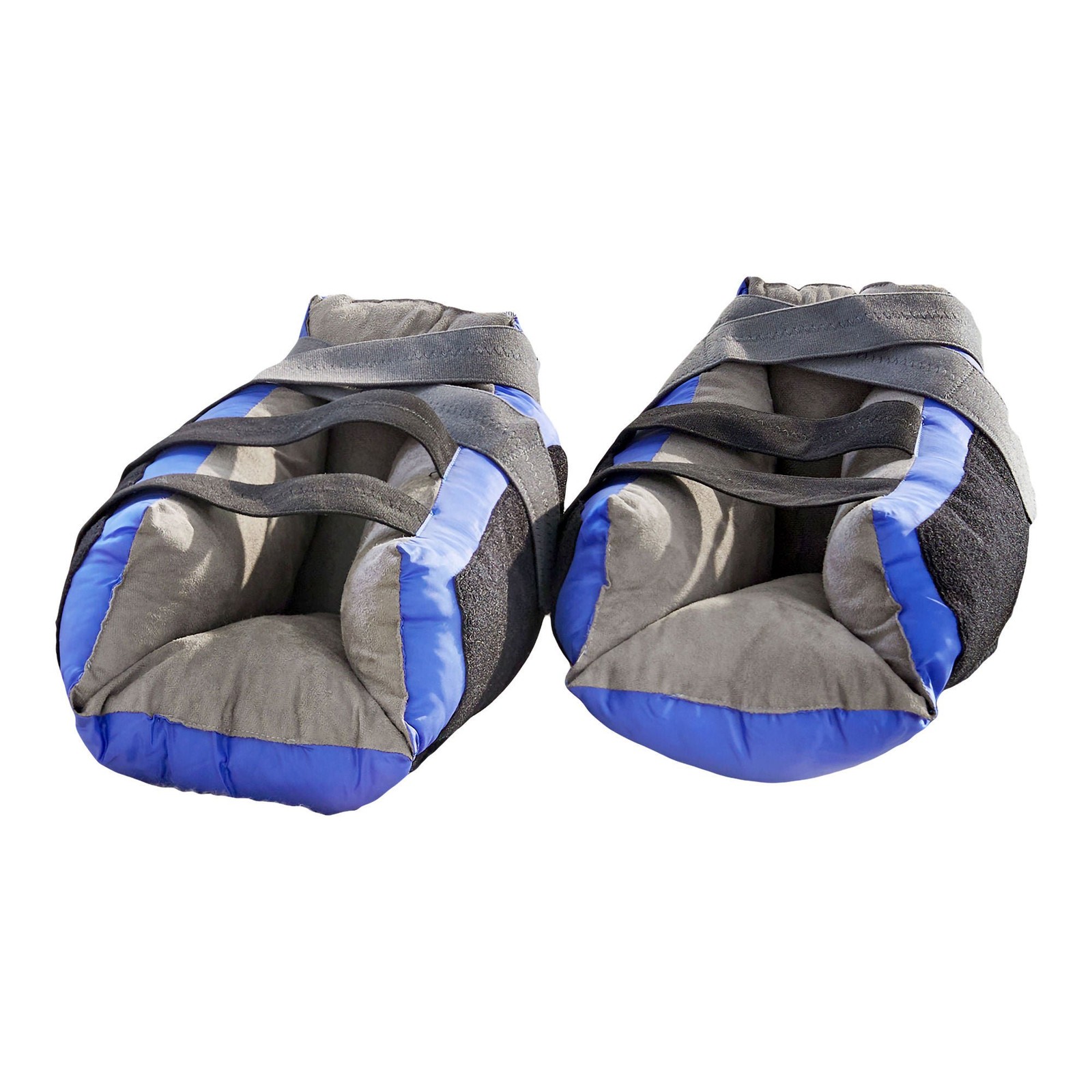 McKesson Heel Protector Black / Blue One Size Fits Most 2 Ct