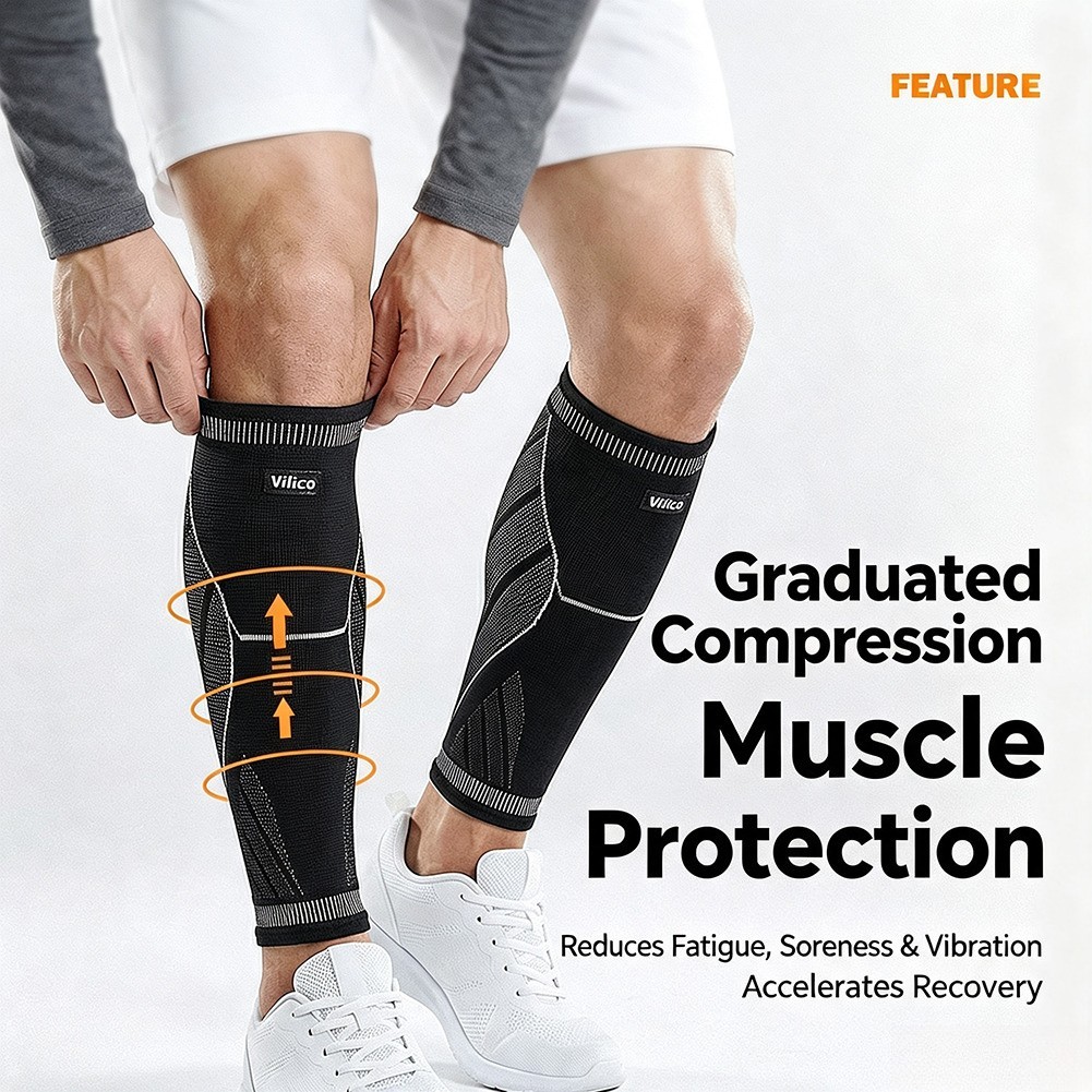 Golf Compression Sleeve Ankle Brace Leg Support Socks Foot Fasciitis Pain Relief