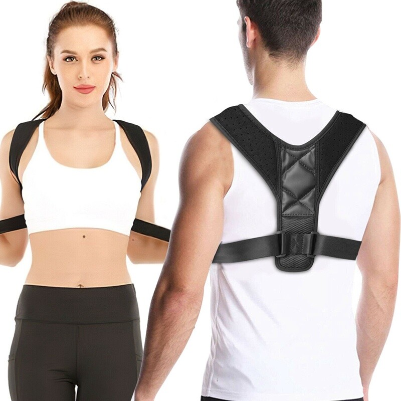 For Men Women Posture Corrector Upper Back Support Brace & Clavicle Straighten