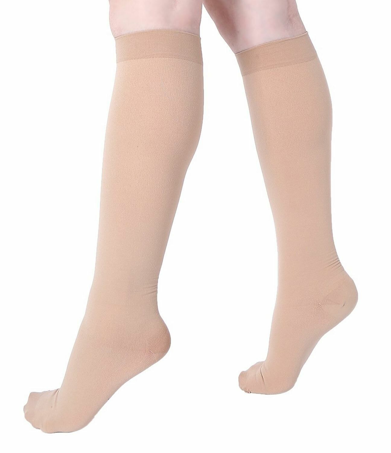 Runee High Quality Close Toe Medical Compression Sock Knee High Hosiery