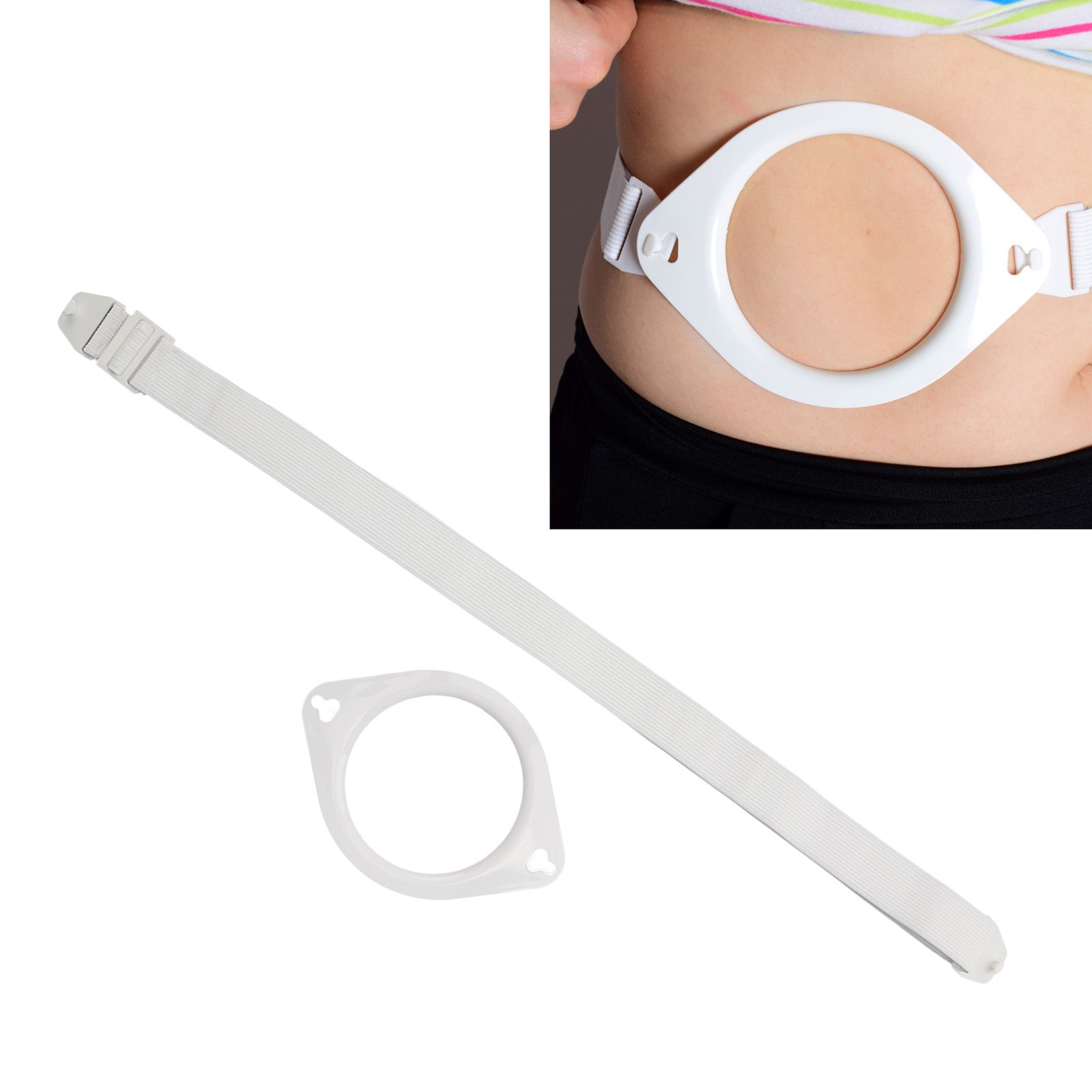 Ostomy Reinforcement Belt Length Adjust Smoothing Surfaces Colostomy Bag