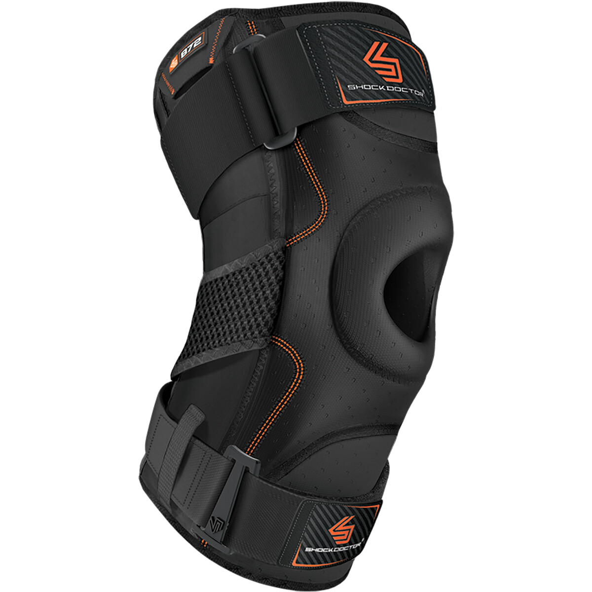 Shock Doctor Knee Support Brace with Dual Hinges – Black