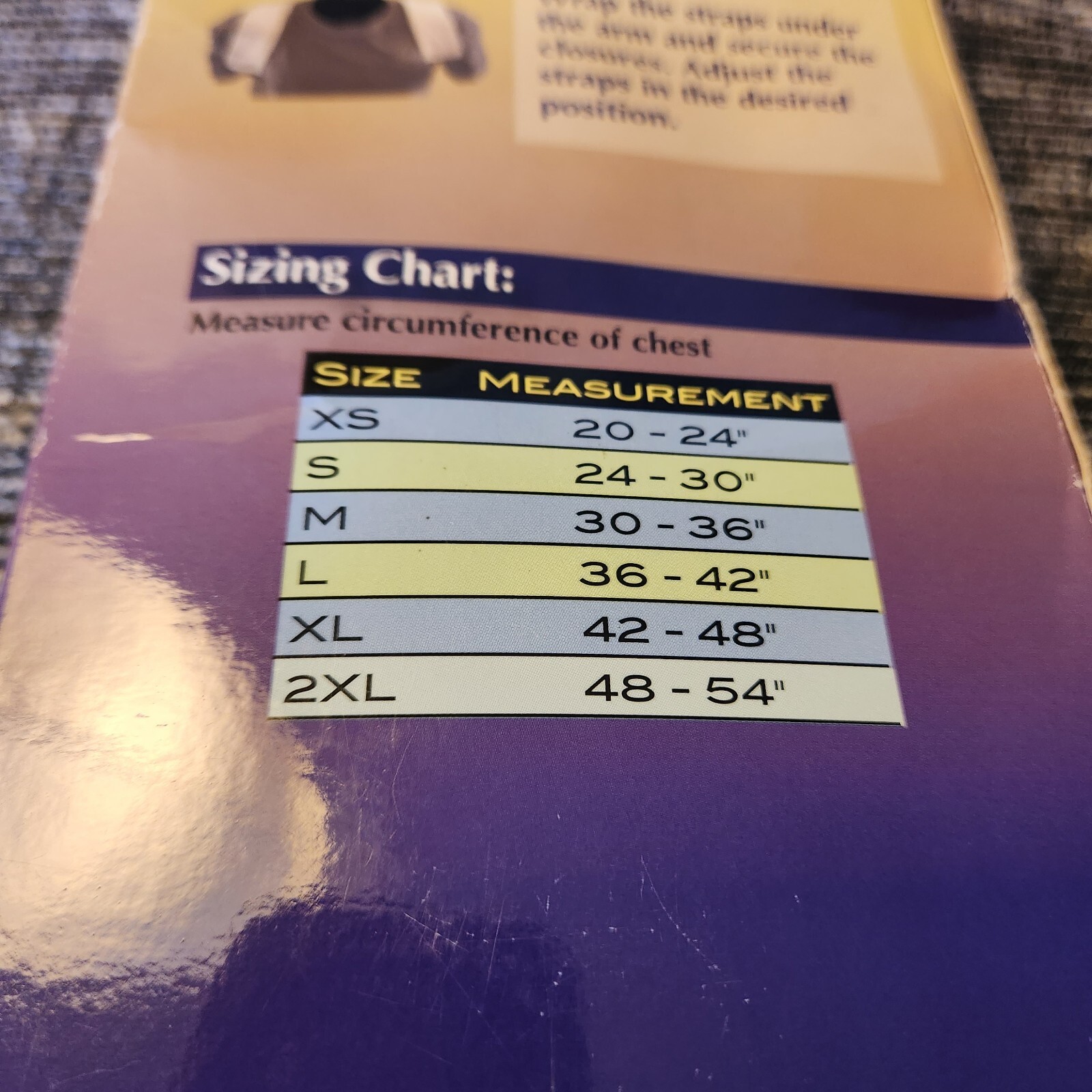 Clavicle Support Bell Horn Small, New in Package