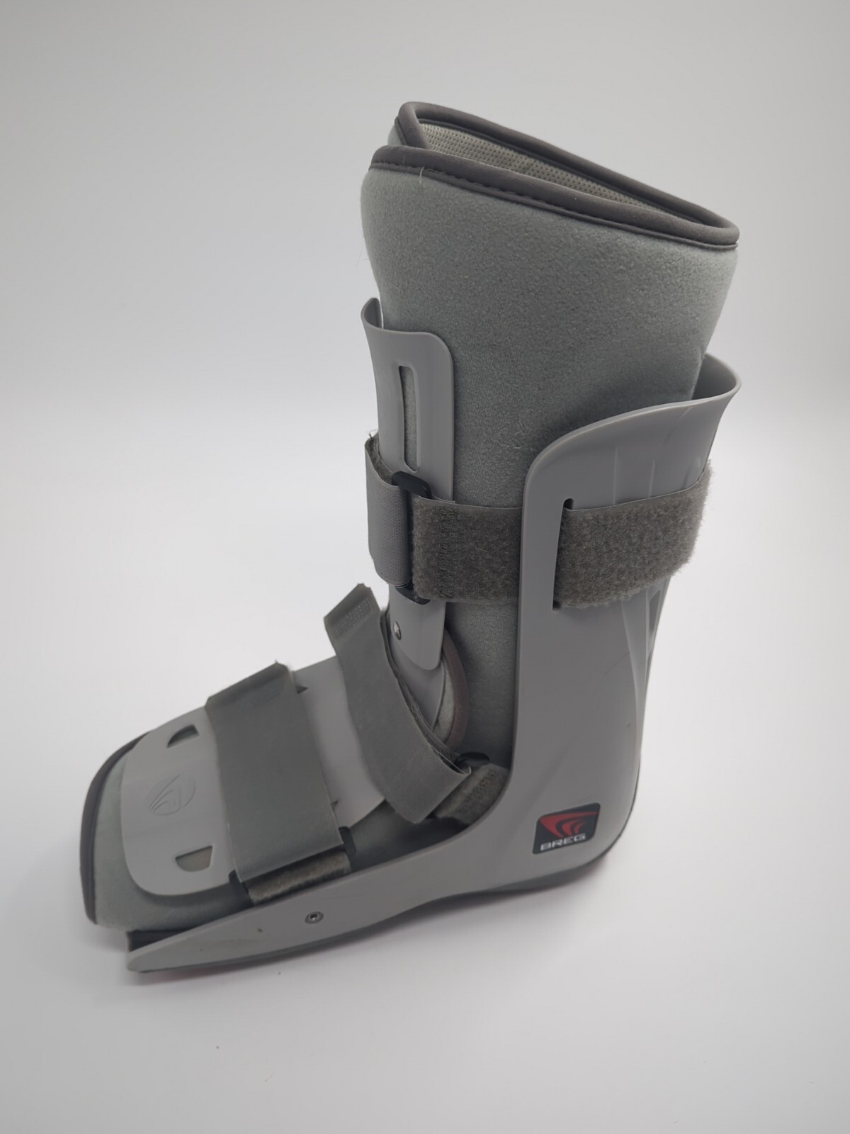 Breg Genesis Full Shell Walker Boot Tall 3 Strap Gray BL515003 Left