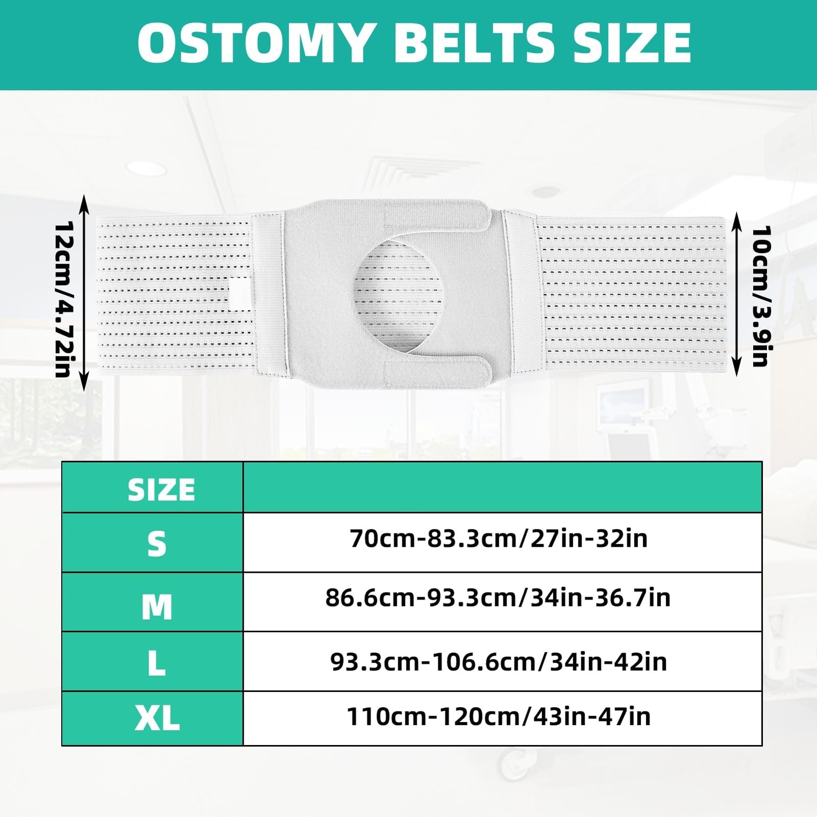 Ostomy Belt, Adjustable Stoma Support Belt, Universal Ileostomy Colostomy Bel…
